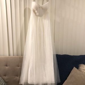BHLDN Annabelle White Gown